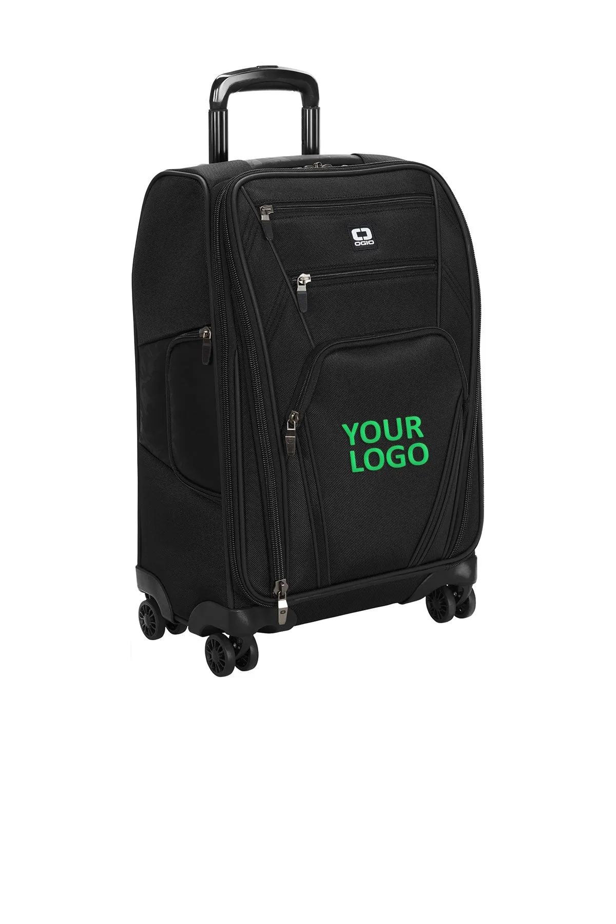 OGIO Revolve Spinner Wheeled Custom Travel Bags, Black