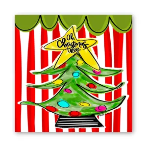 Oh Christmas Tree Wrapped Canvas