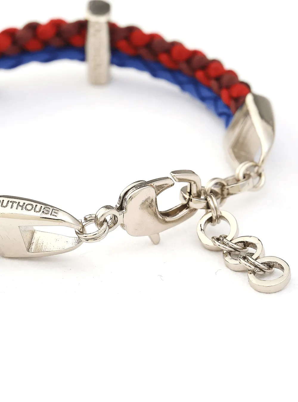 OH Dopamine Bond Bracelet in Marine Blue, Silver Finish