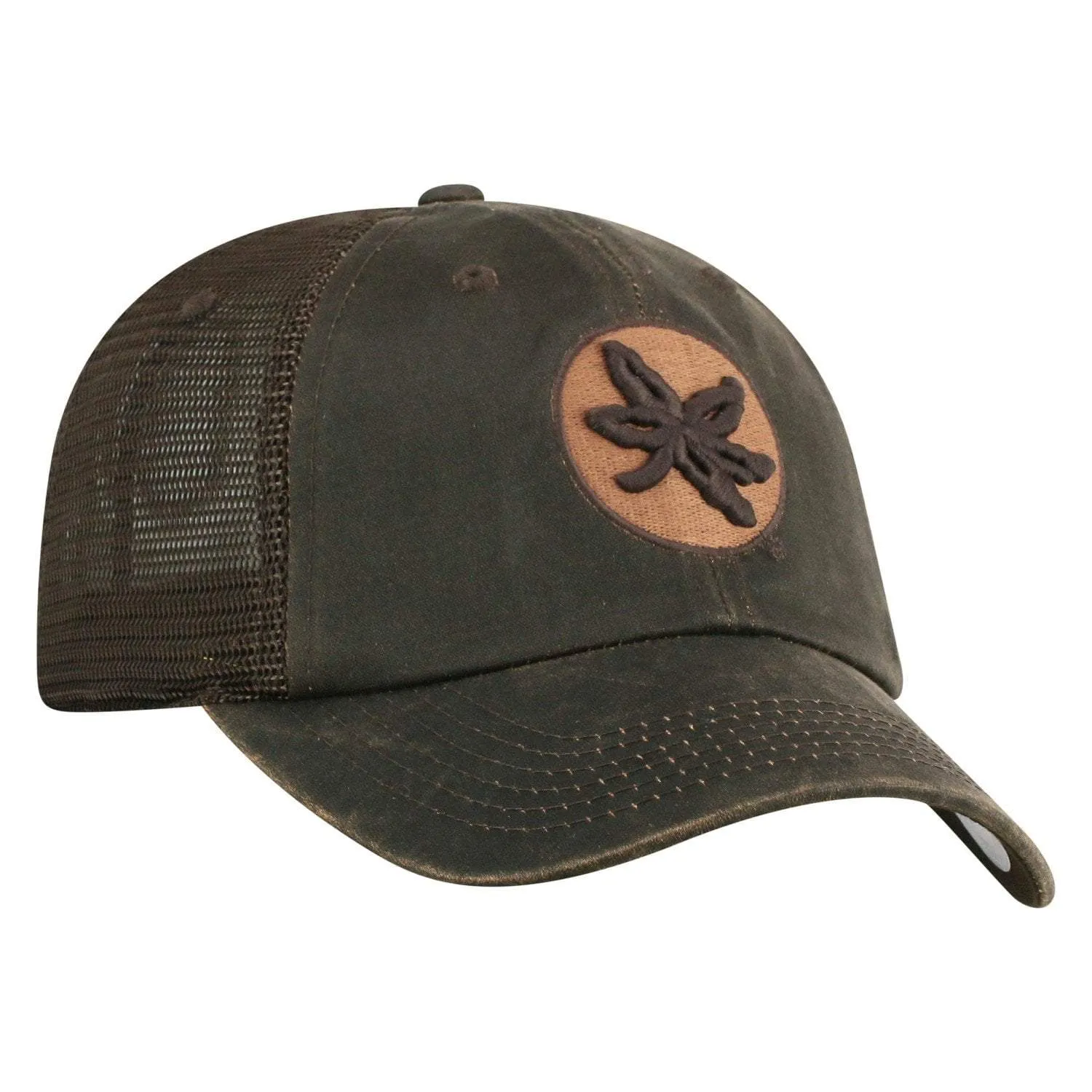 Ohio State Buckeyes TOW Brown "Chestnut" Style Mesh Adj. Strap Relax Hat Cap