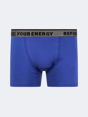 Oil And Gaz Lycra Men Underwear Royal Blue