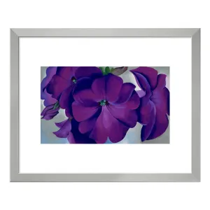 O'Keeffe Petunias Framed Print