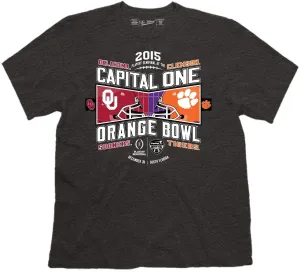 Oklahoma Sooners Clemson Tigers Victory 2015 Orange Bowl Football T-Shirt