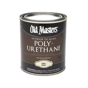 Old Masters Satin Clear Oil-Based Polyurethane 1 qt