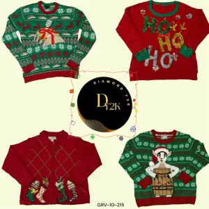 Old-School Cheer: Retro Holiday Sweatshirts (GRV-10-215)