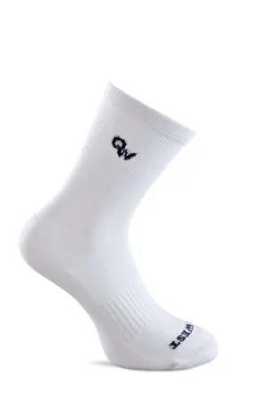 Old West White Children Cotton Blend Soft Grip 3-Pack Crew Socks