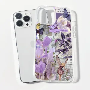 Old World Flora Clear Silicone Phone Cover