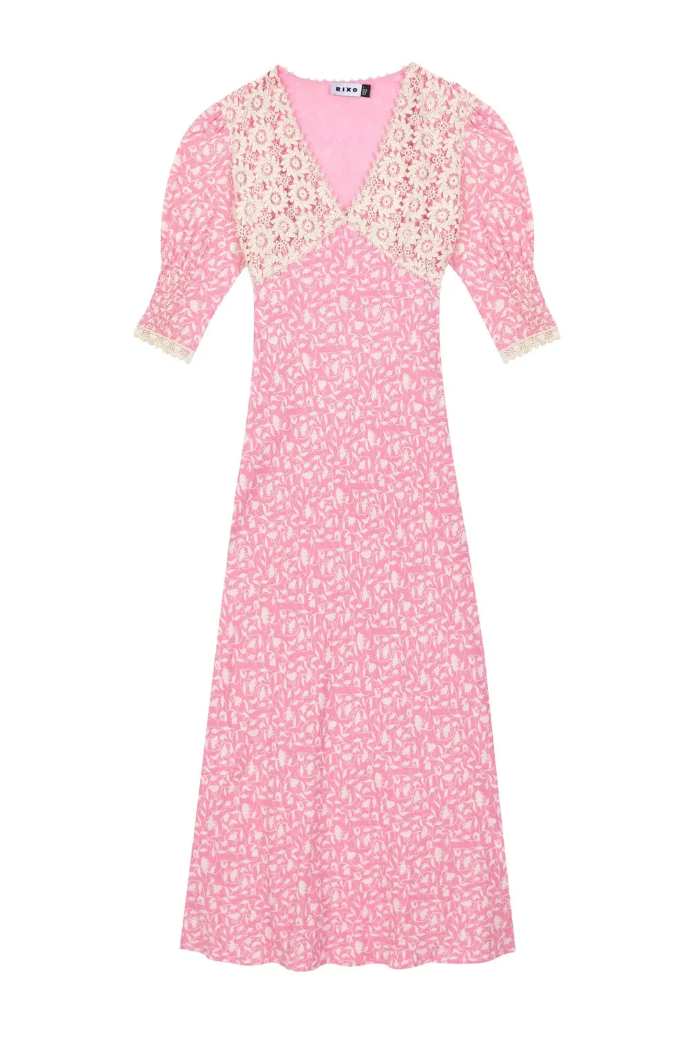 OLGA DRESS - LILY TRAIL PINK