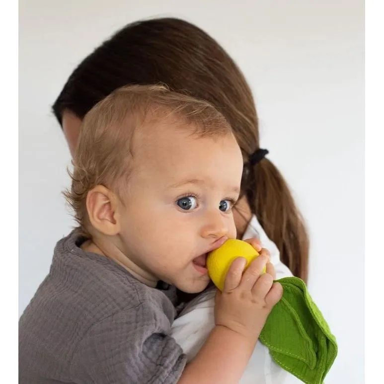 Oli & Carol Lemon Mini  Doudou Teether