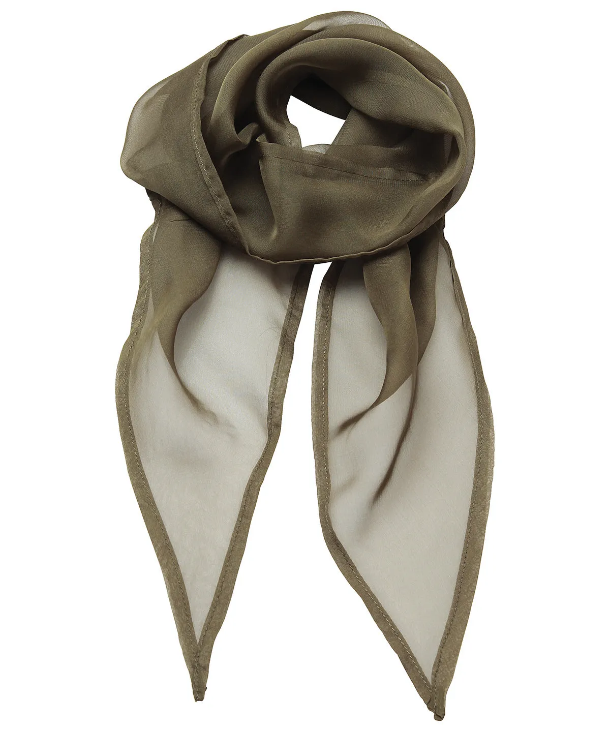 Olive - 'Colours' Chiffon scarf