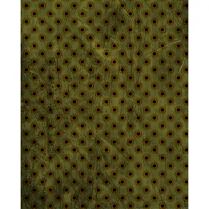 Olive Green Polka Dot Printed Backdrop