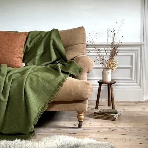 Olive Throw Blanket