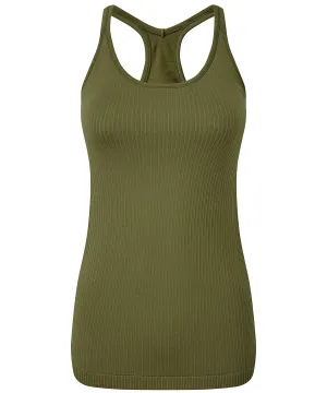 Olive - Women's TriDri® seamless '3D fit' multi-sport sculpt vest with secret support