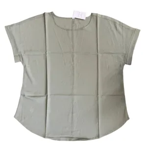 Olive Woven Top