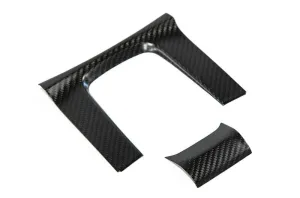 OLM 2016-2021 Honda Civic Carbon Fiber Shifter Panel Cover (Matte Finish)