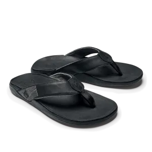 Olukai Men's Tuahine Sandal / Black - Black