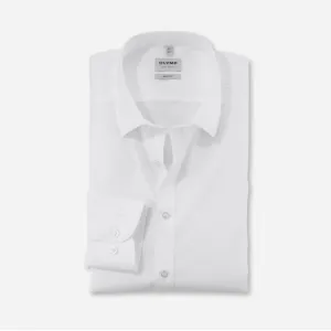 OLYMP LEVEL FIVE BODY FIT COTTON STRETCH SLIM FIT FORMAL SHIRTS WHITE 6090