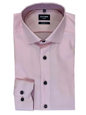 OLYMP - Modern Fit, Pink Shirt