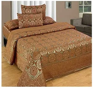 OMAJA HOME Super Soft Touch King Size Woolen Velvet Bed Sheet with 2 Pillow Cover Double Bed (Colour and Print Maybe Very) Multicolour (Pack of 1)