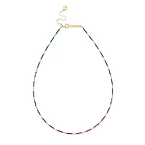 Ombré Ceramic 18K Necklace