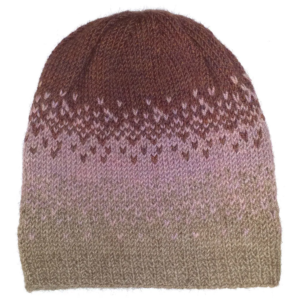 ombré slouchy hat {knitting pattern}