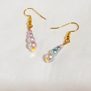 On Sale! Magik "Fancy Mermaid Bead" Unicorn Horn Shaped Drop Earrings