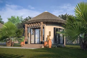 One bedroom thatch roof house - ID 11110