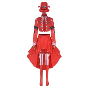 One Piece Belo Betty Women Red Suit Party Carnival Halloween Cosplay Costume