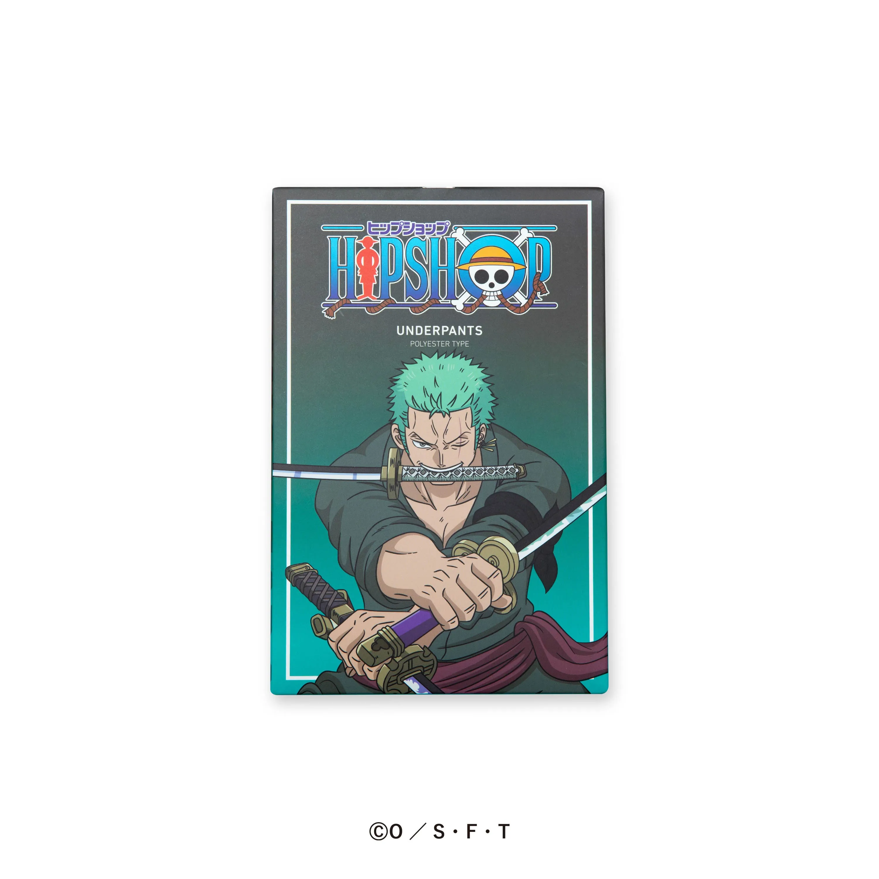 ＜ONE PIECE＞No.002 RORONOA ZORO/ロロノア・ゾロ ワンピース アンダーパンツ メンズ/レディース/ユニセックス ポリエステルタイプ ボクサーパンツ