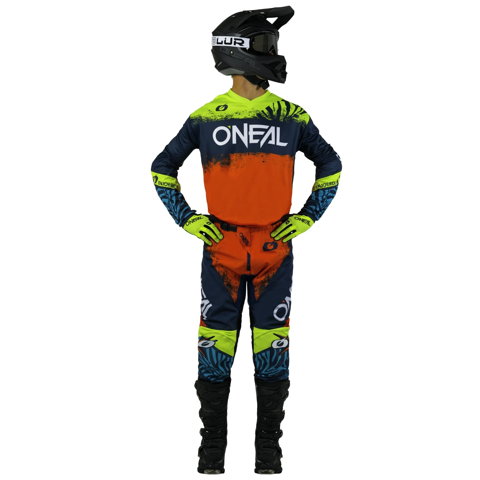 O'NEAL Youth Element Shocker V.5 Pant Blue/Orange