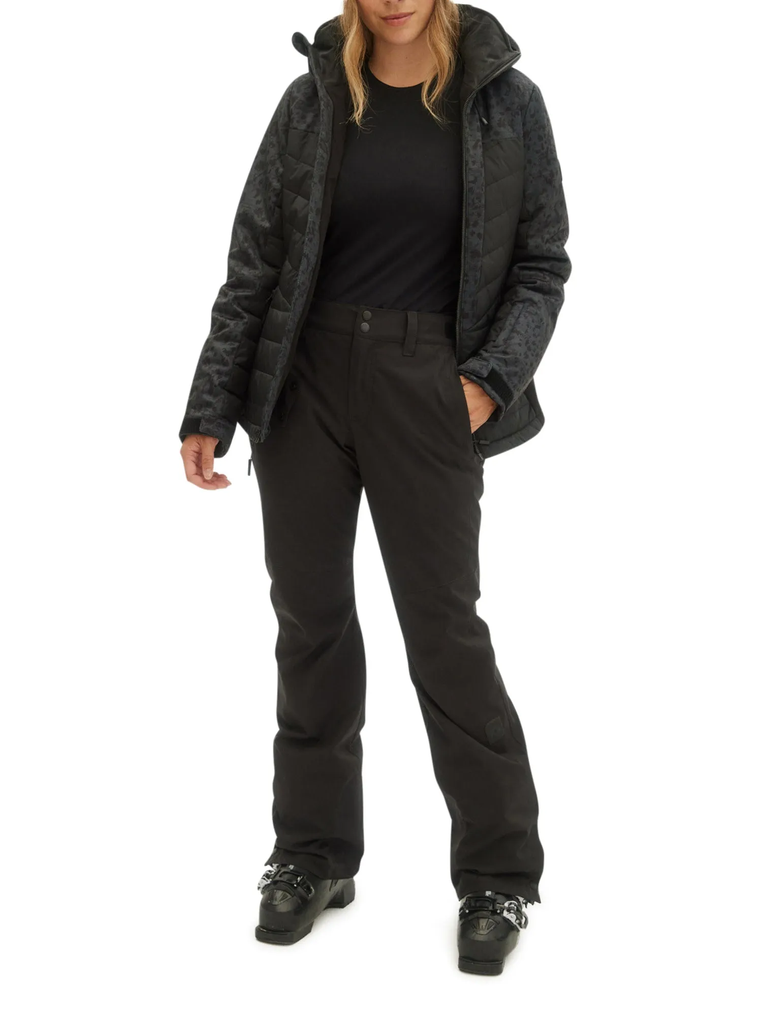 ONeill Star Womens Slim Pants Black Out