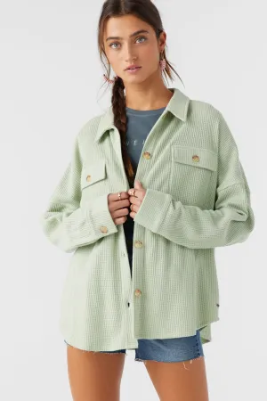 ONeill TOUR WAFFLE KNIT JACKET - DESERT SAGE