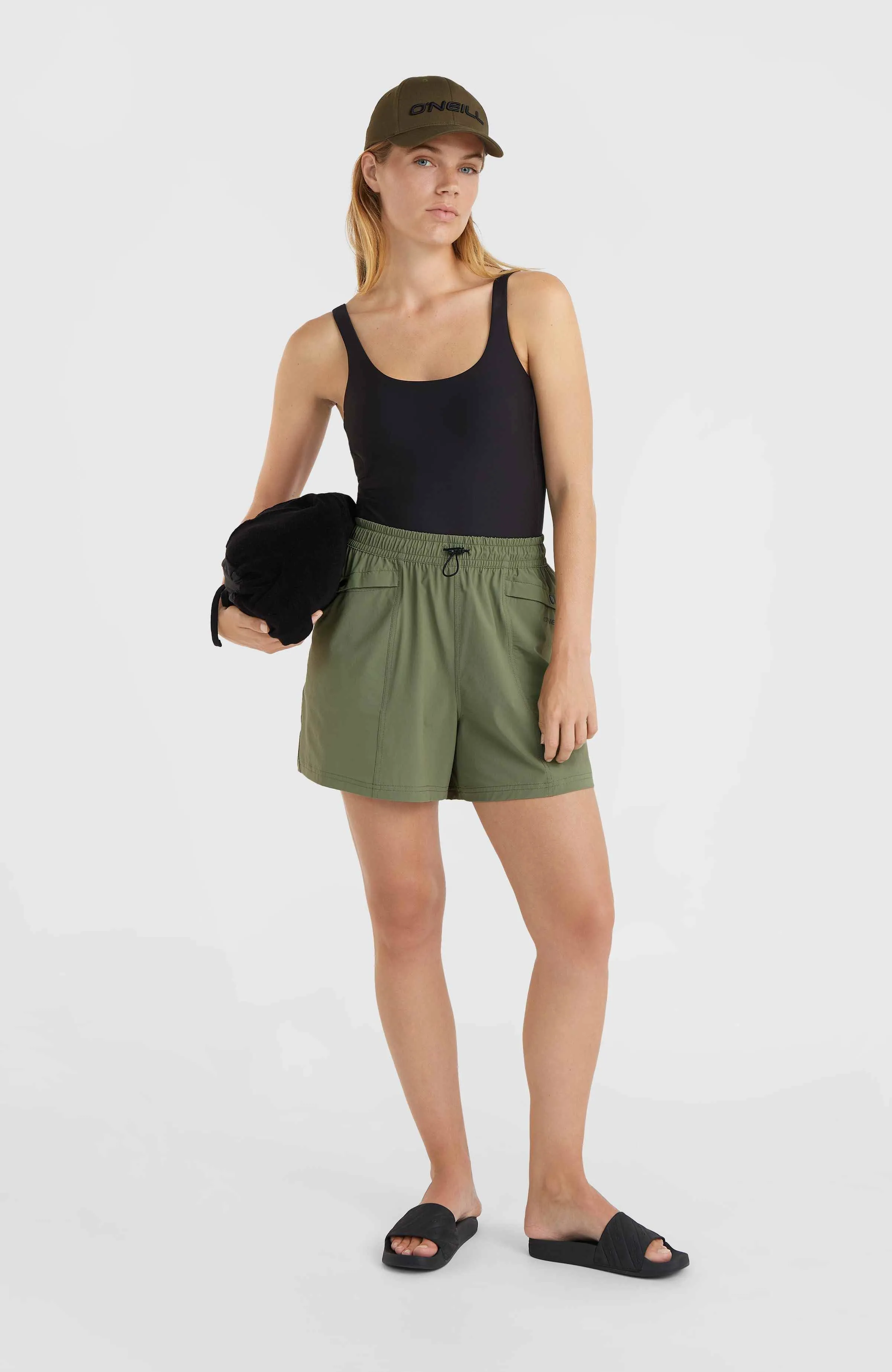 O'Neill TRVLR Series Stretch Shorts | Deep Lichen Green