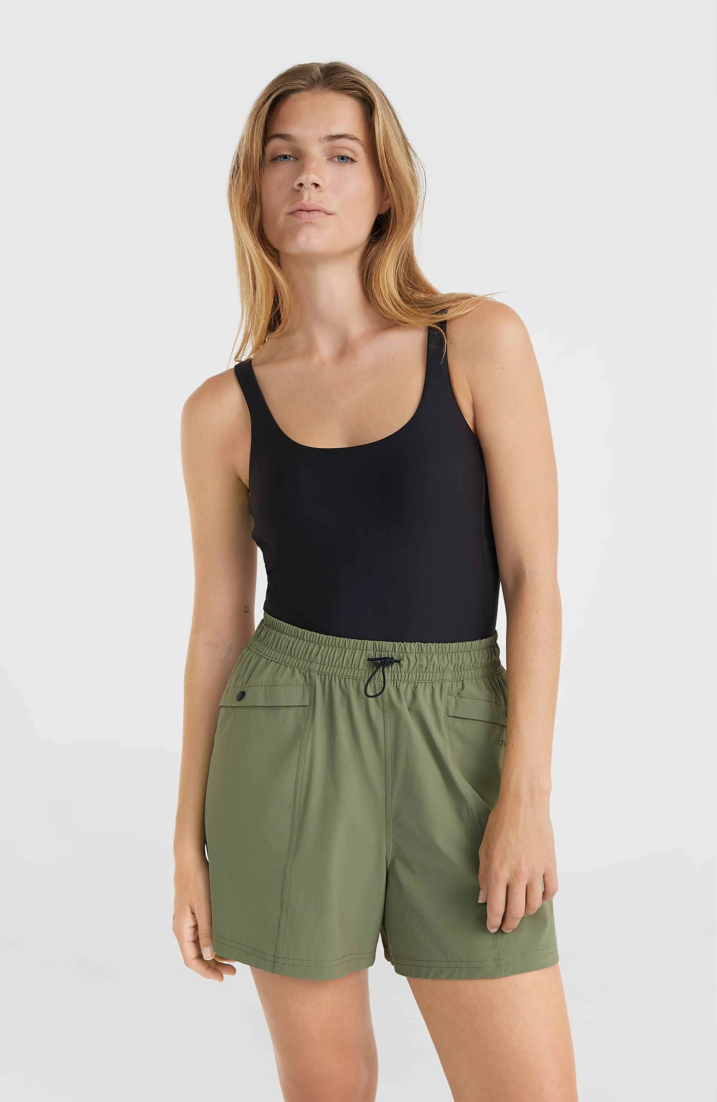 O'Neill TRVLR Series Stretch Shorts | Deep Lichen Green