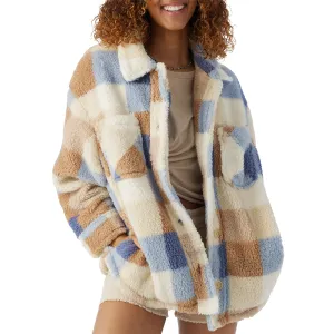 O'Neill Women's Heath Plaid High Pile Fleece Jacket