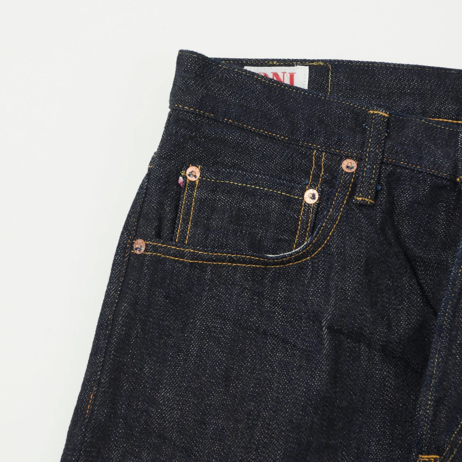 ONI 022-Kiraku 12oz Wide Straight Jean - One Wash