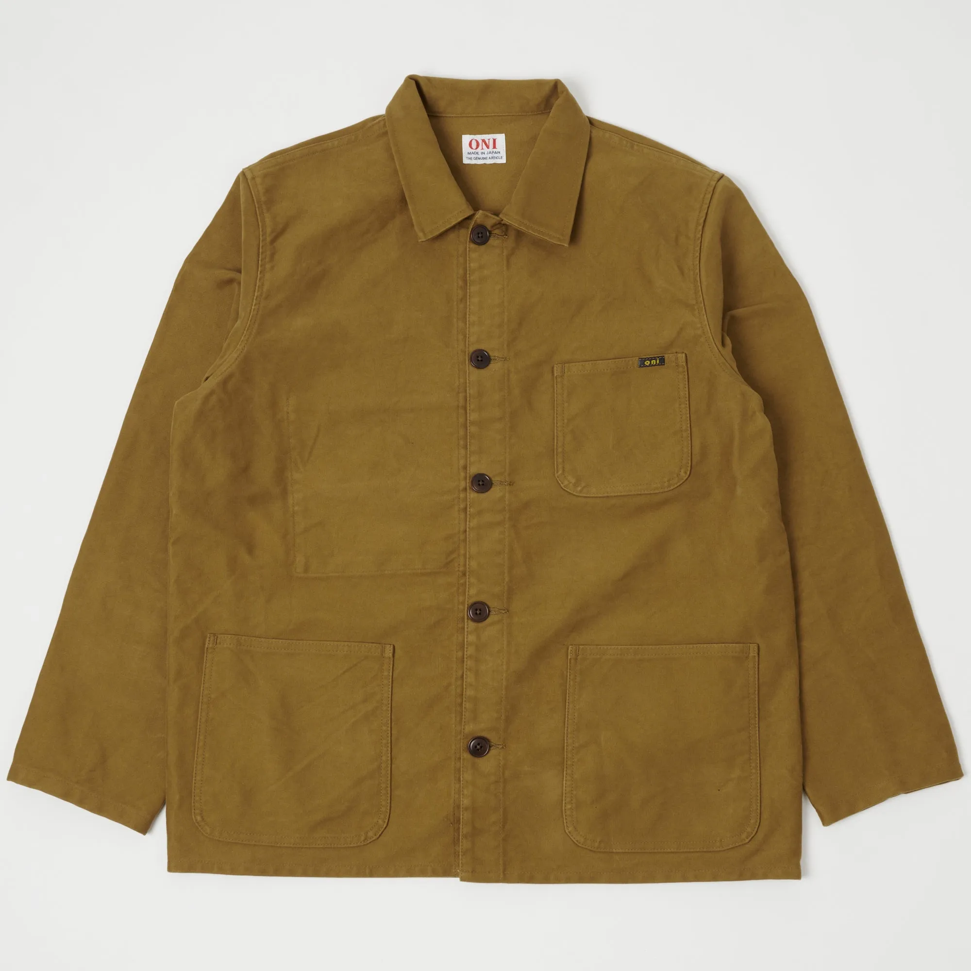 ONI 03501-HMSK 'Heavy Moleskin' Coverall Jacket - Brown Khaki