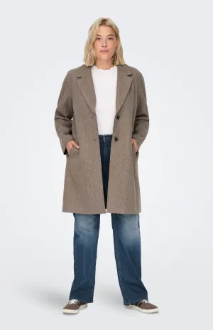 Only Carmakoma Carrie Coat in Taupe