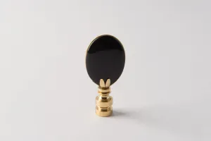 Onyx Oval Finial