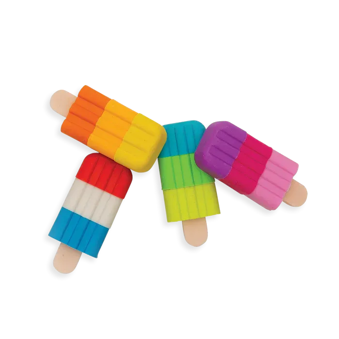 Ooly icy pops scented puzzle erasers