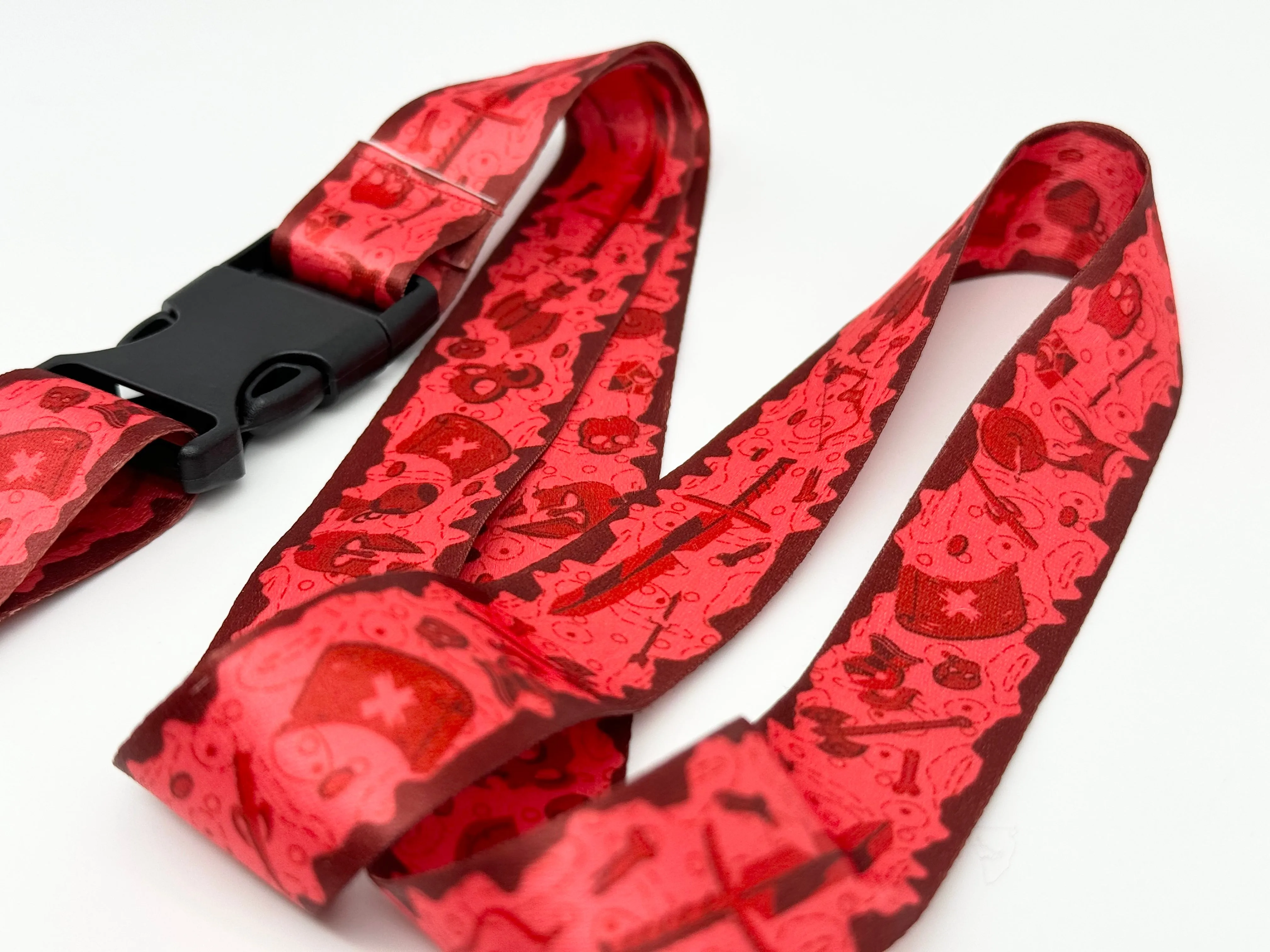 Ooze of Doom Lanyard - Red