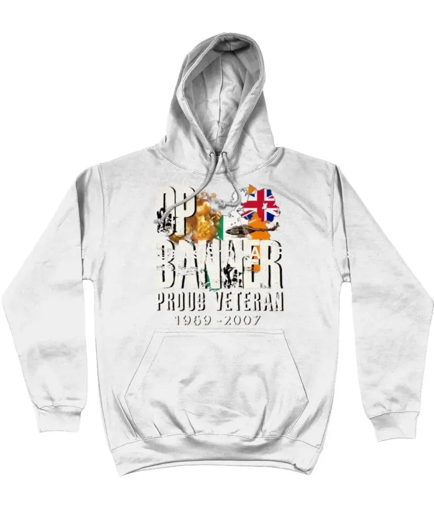 OP BANNER PROUD VETERAN FRONT PRINTED HOODIE