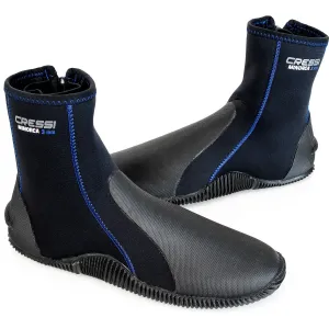 Open Box Cressi Minorca Tall 3mm Dive Boots Black / Blue - 10