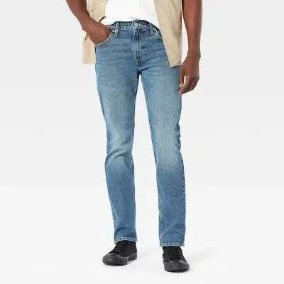 Open Box - DENIZEN from Levi's Men's 216 Low Rise Slim Fit Full Slim-Fit Jeans Heavyweight