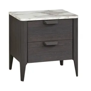 Open Box - Keely Nightstand Charcoal Gray - Buylateral