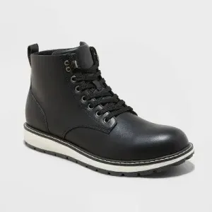 Open Box - Men's Forrest Work Boots - Goodfellow & Co Black 13