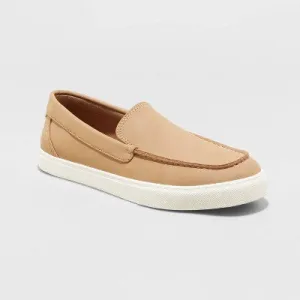 Open Box - Men's Kon Suede Dress Loafers - Goodfellow & Co Tan 7