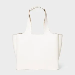 Open Box - Modern Work Tote Handbag - A New Day Off-White