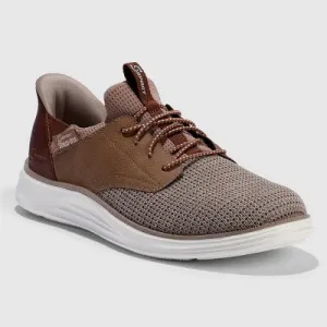 Open Box - S Sport by Skechers Men's Donovan Hybrid Step-In Sneakers - Light Brown 7