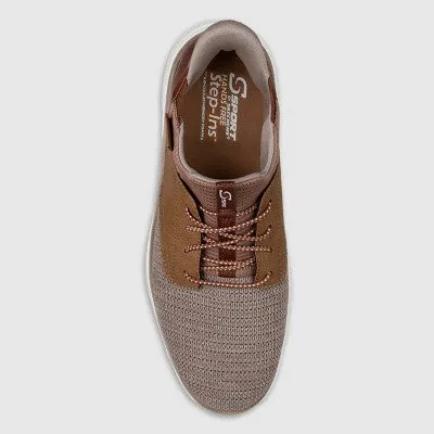 Open Box - S Sport by Skechers Men's Donovan Hybrid Step-In Sneakers - Light Brown 7